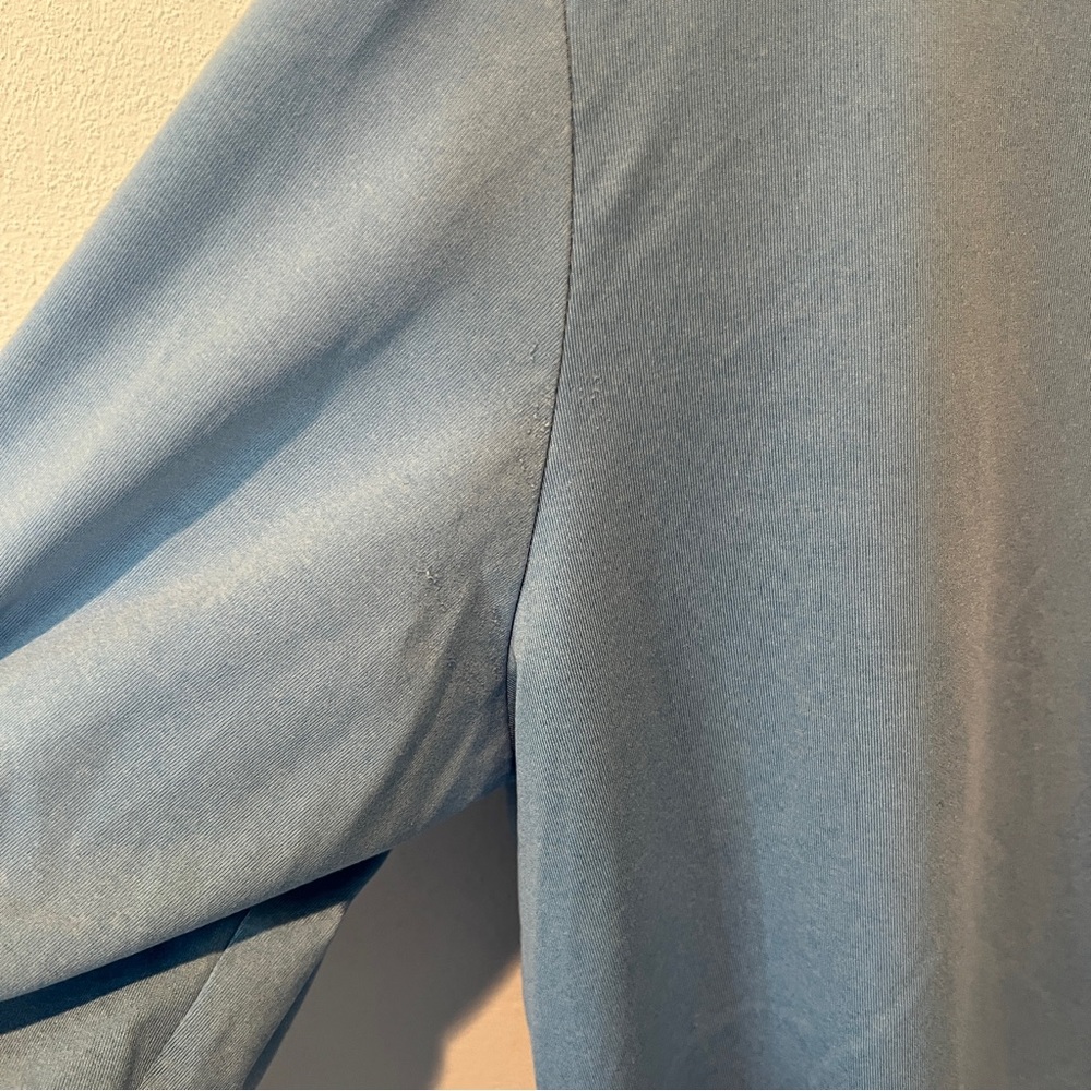 Solbari Men’s Sun Protective UPF50+ Blue Long Sleeve Activewear Shirt Size XXL - Picture 4 of 9
